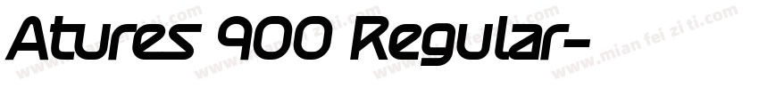 Atures 900 Regular字体转换